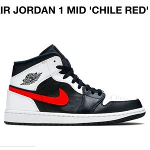 The Air Jordan ‘Mid chile Red ‘ Size 11.5 (only worn once)